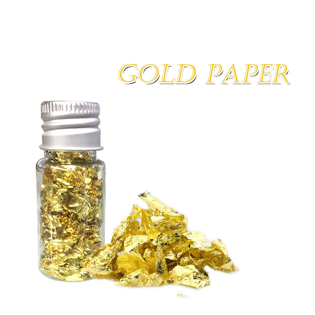 Gold Foil Pastry Decorations, Pastry Decoration Mask Treatment With Decorative Supplies