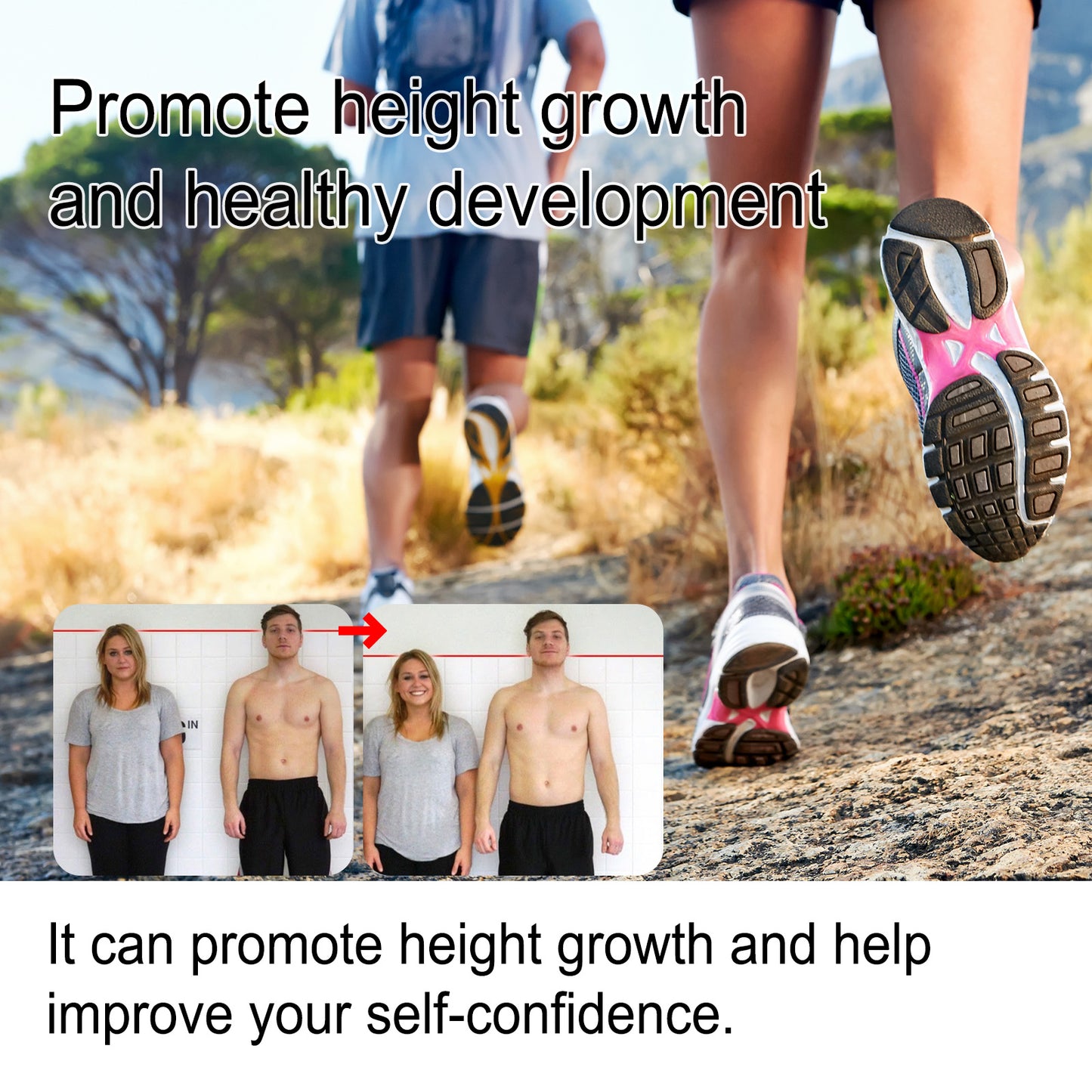 Arch Revitalize Height Boost Insole, Reduce Exercise Fatigue Foot Posture Correction Non-Slip Wear Resistant Insoles