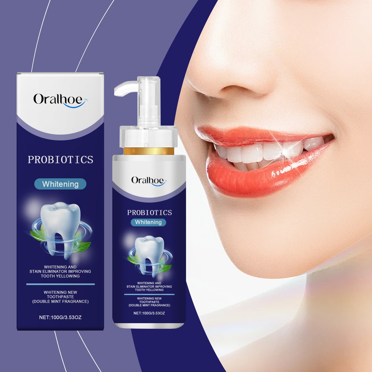 Oral Care Toothpaste Gently Cleans Yellow Stains And Odors Fresh Mouth Care Toothpaste