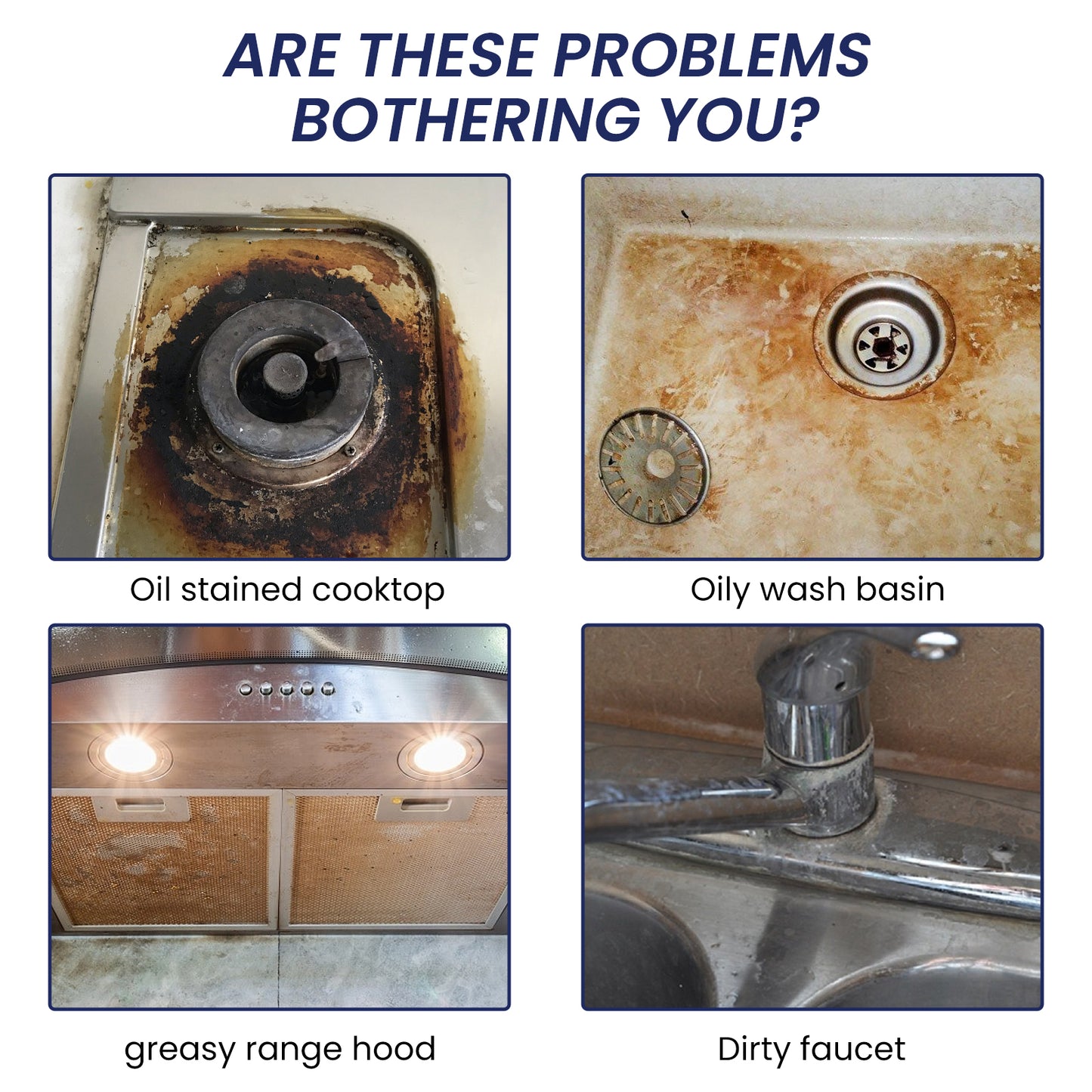 Kitchen Foam Cleaner, Stove Hood Oil Cleaning Clean Heavy Oil Foam Cleaner