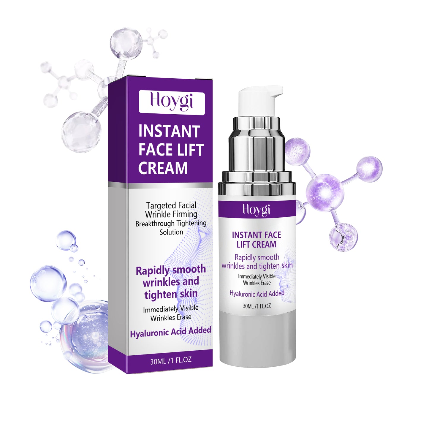 Instant Face Lift Cream, Reduce Fine Lines On The Face With Gentle Moisturizing Cream For Wrinkled Skin