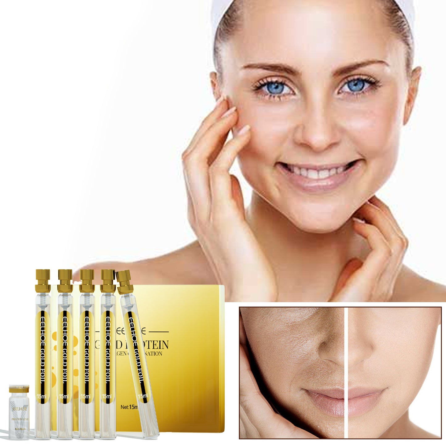 Protein Line Lift Set Facial Shape Firming And Lifting Line Eye Line Anti-Wrinkle Serum