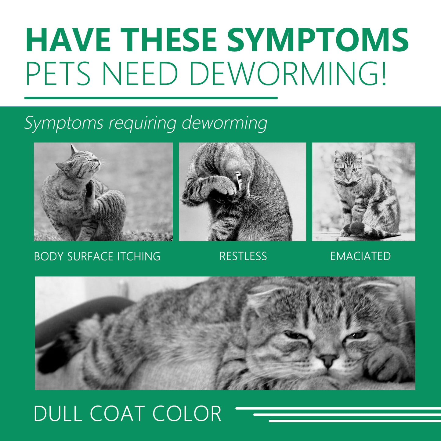 Pet Deworming Collar, Flea Resistant Tick Resistant Pet Waterproof Adjustable Deworming Collar