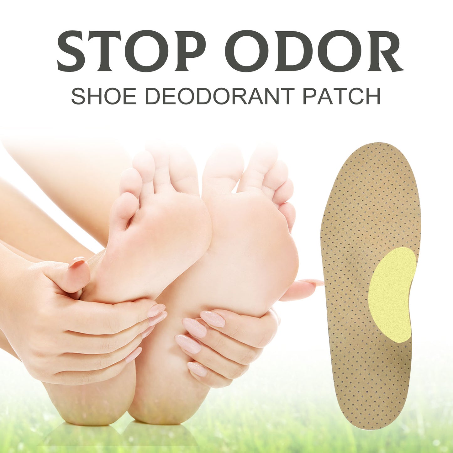 Stop Odor Shoe Deodorant Patch, Shoes Deodorant Fresh Clean Odor Absorbent Foot Sweat Insole