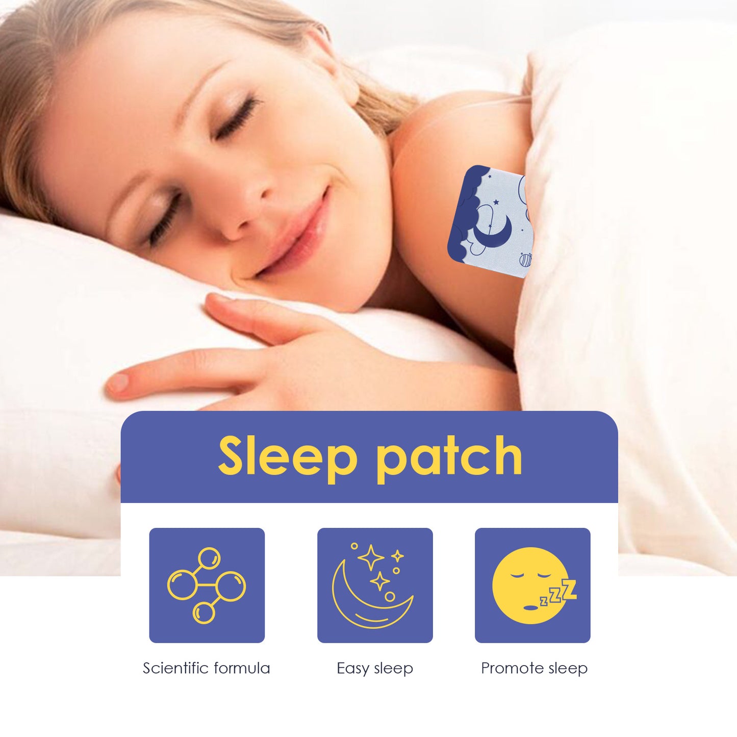 Sleep Aid Patch, Relieve Irritability, Anxiety, Insomnia, Improve Sleep Quality And Improve Sleep Quality