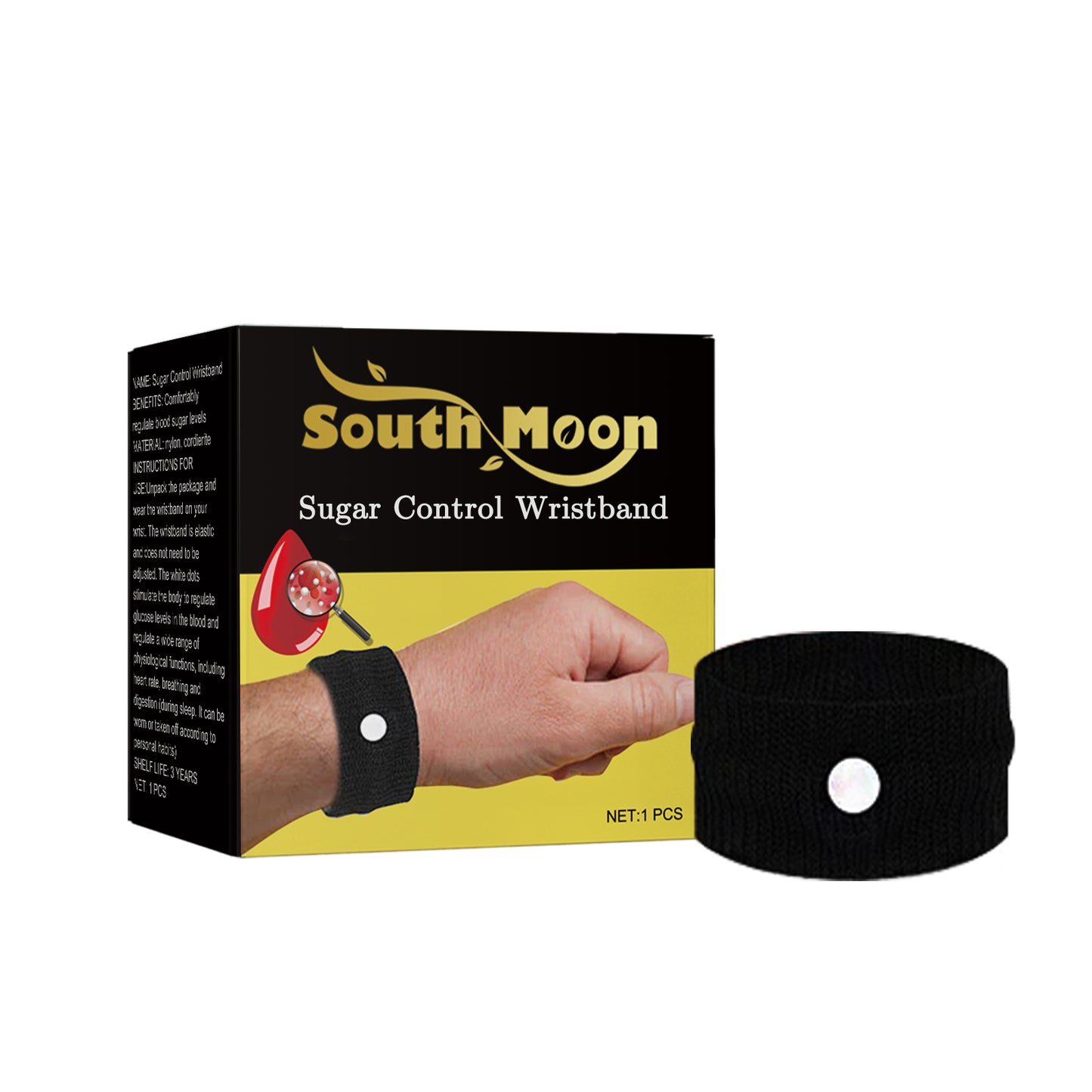Sugar Control Wristband, Wrist Tendon Sheath Joint Protection Breathable Body Care Hand Protector Bracelet