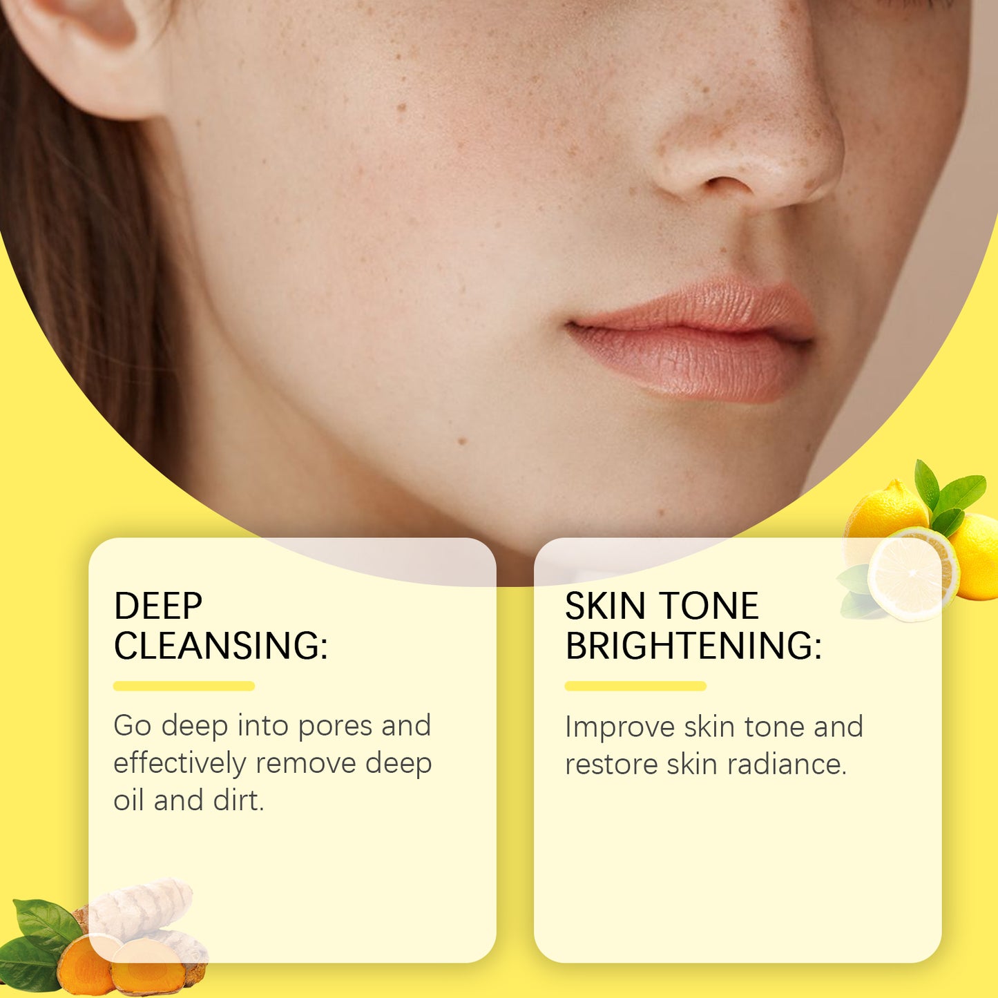 Turmeric Cleansing And Exfoliating Pad Gently Cleanses And Brightens Skin Care Moisturizing Facial Skin Cleansing Pad