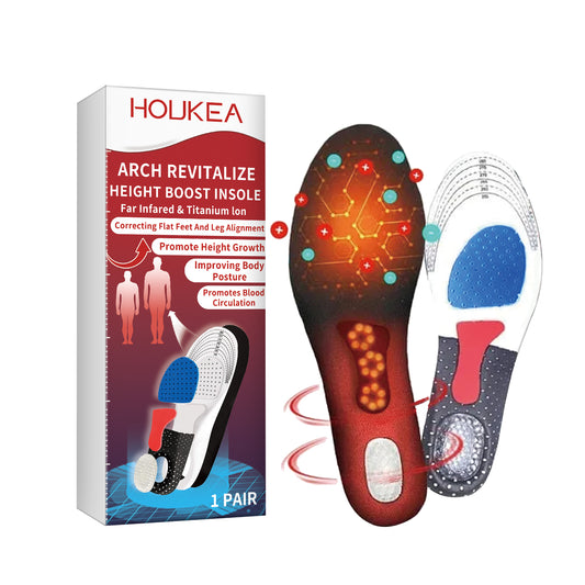 Arch Revitalize Height Boost Insole, Reduce Exercise Fatigue Foot Posture Correction Non-Slip Wear Resistant Insoles