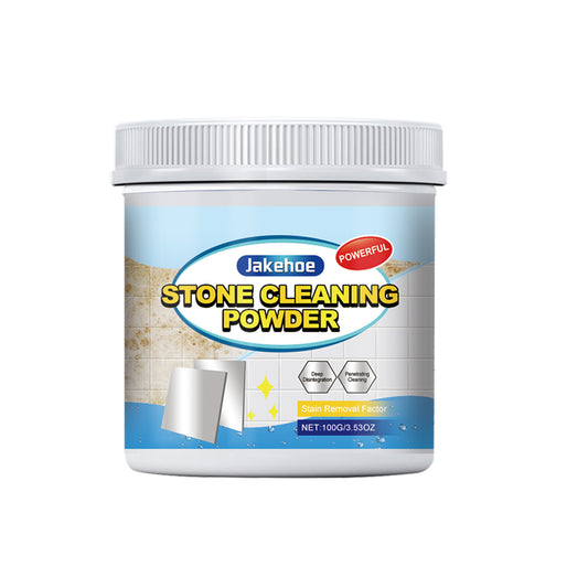 Stones Cleaning Powder, Kitchen Countertop Marble Tile Cleaning Oil Stain Removal Polishing Powder
