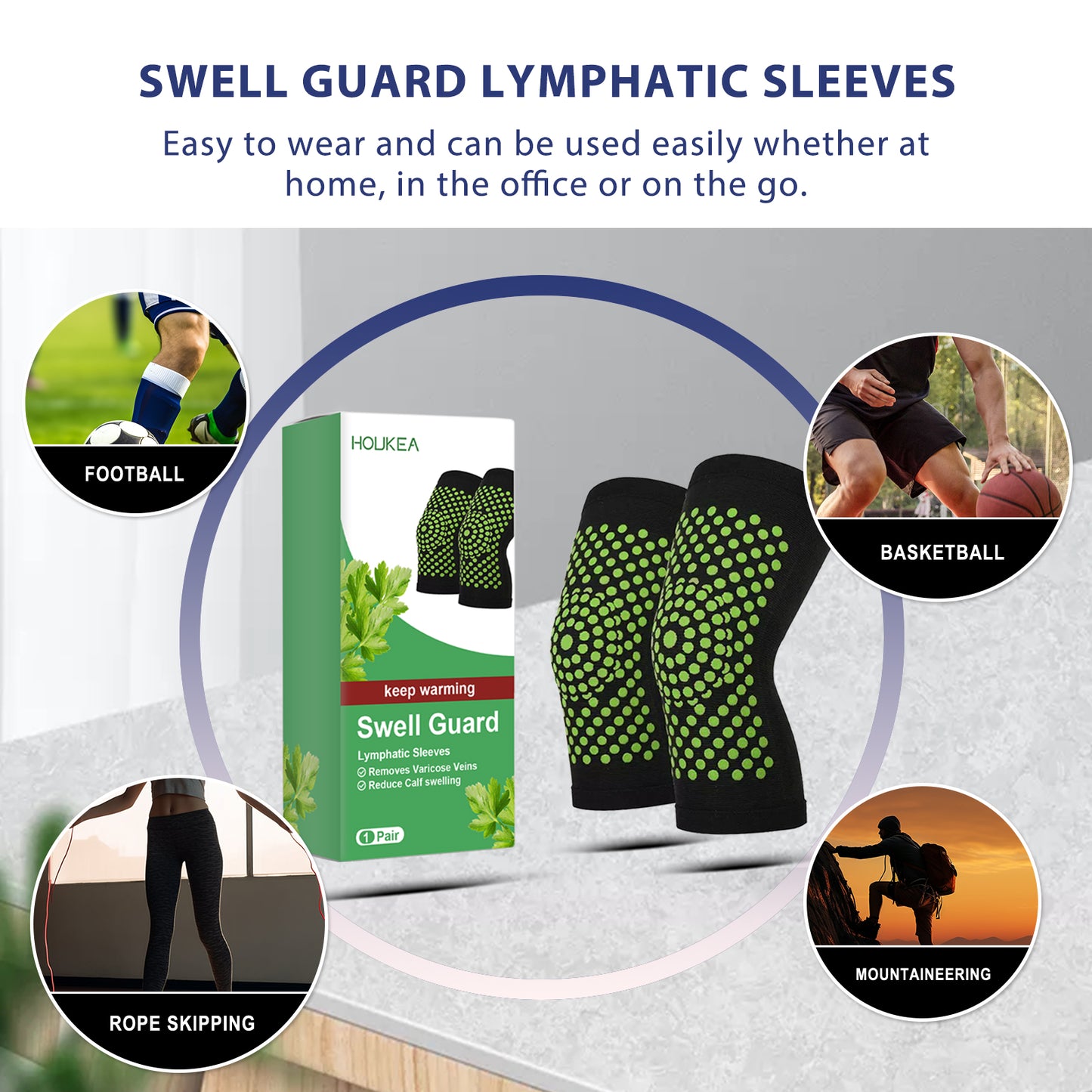 Swell Guard, Ease Muscle Soreness And Reduce Lymphatic Swelling Discomfort Body Care Kit