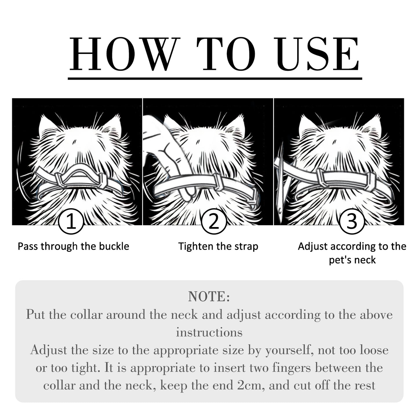 Pet Deworming Collar, Flea Resistant Tick Resistant Pet Waterproof Adjustable Deworming Collar