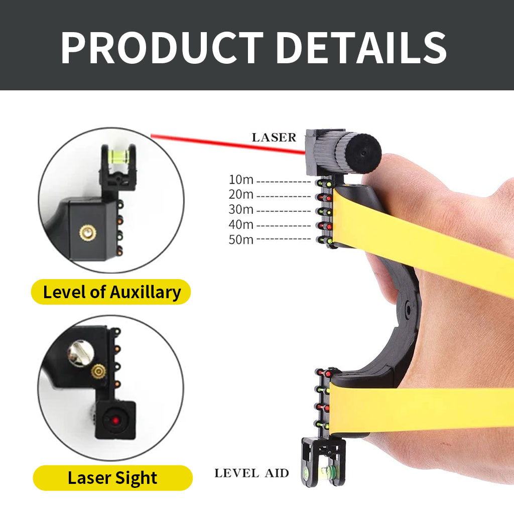 Catapult, Aim Light Flat Rubber Band Slingshot Outdoor Shooting Equipment Launch Slingshot Competitive Toy