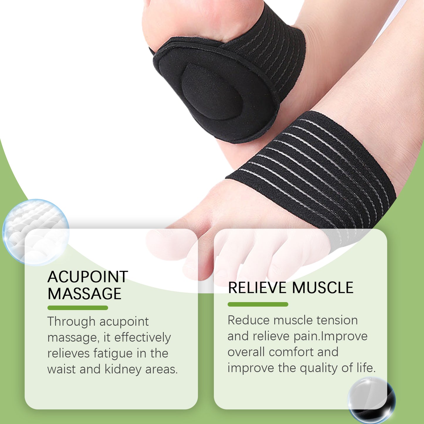 Body Care Shiatsu Pads, Foot Massage Treatments Relieve Discomfort And Comfort Daily Care Foot Pads