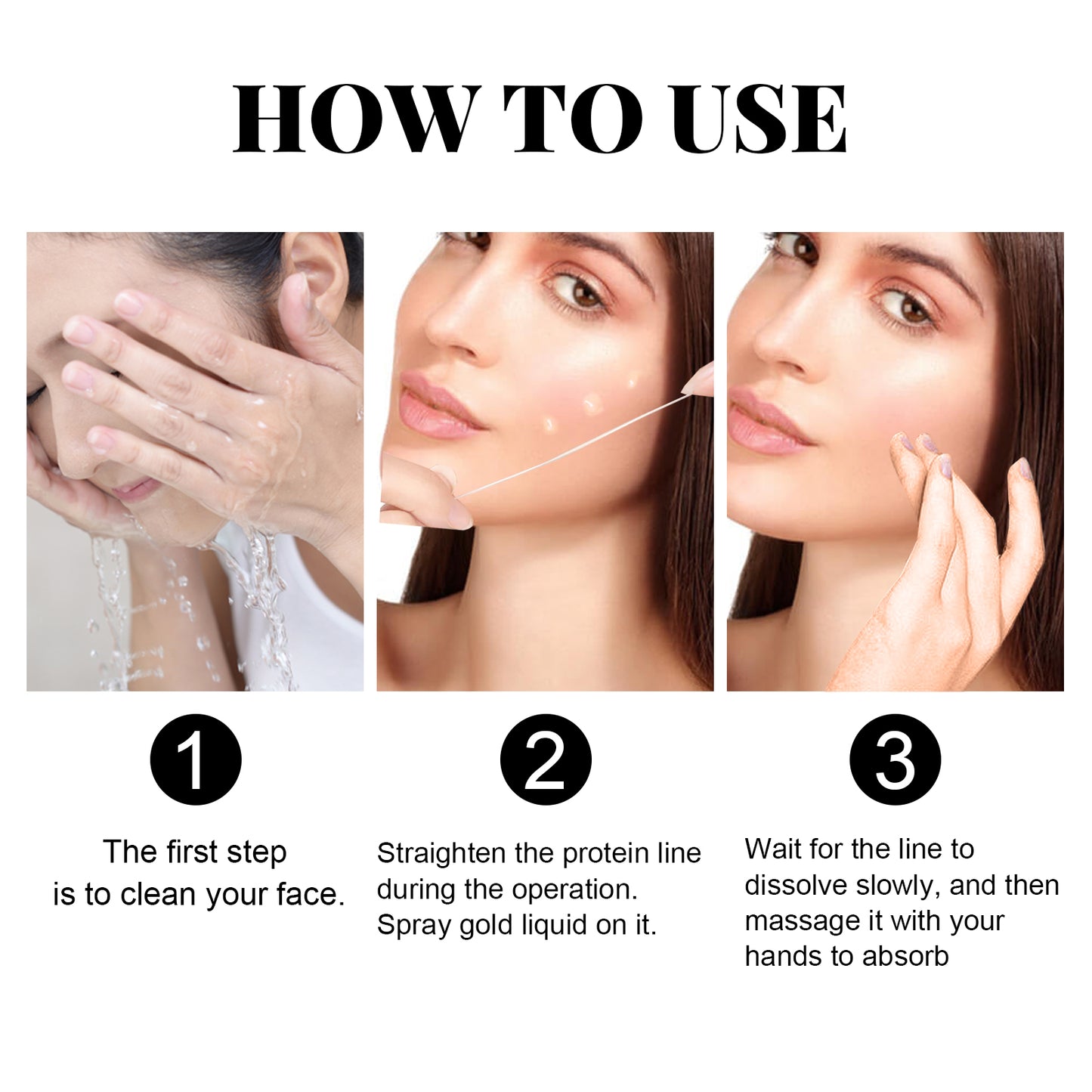 Protein Line Lift Set Facial Shape Firming And Lifting Line Eye Line Anti-Wrinkle Serum