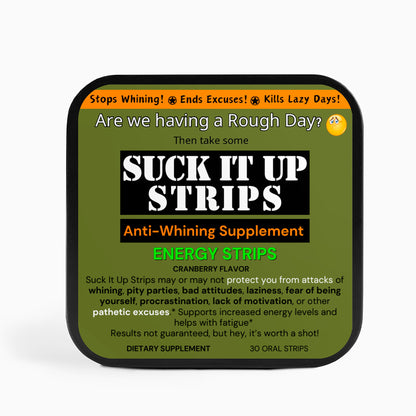 SUCK IT UP Energy Strips – Energy Drink in a Strip