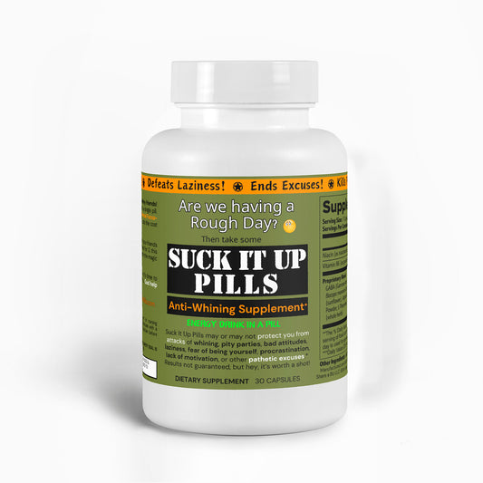 SUCK IT UP Pills – Energy Drink & Focus in a Pill