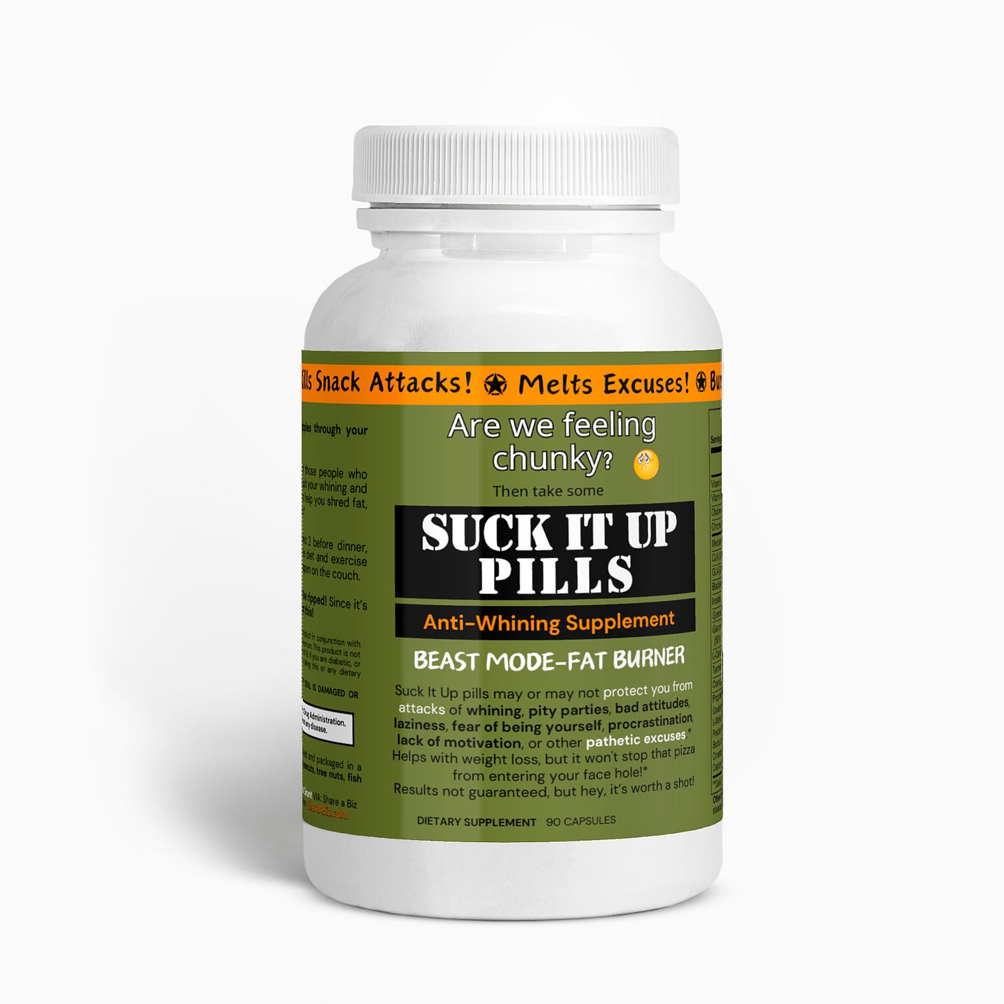 Suck It Up Pills: Beast Mode – Fat Burner