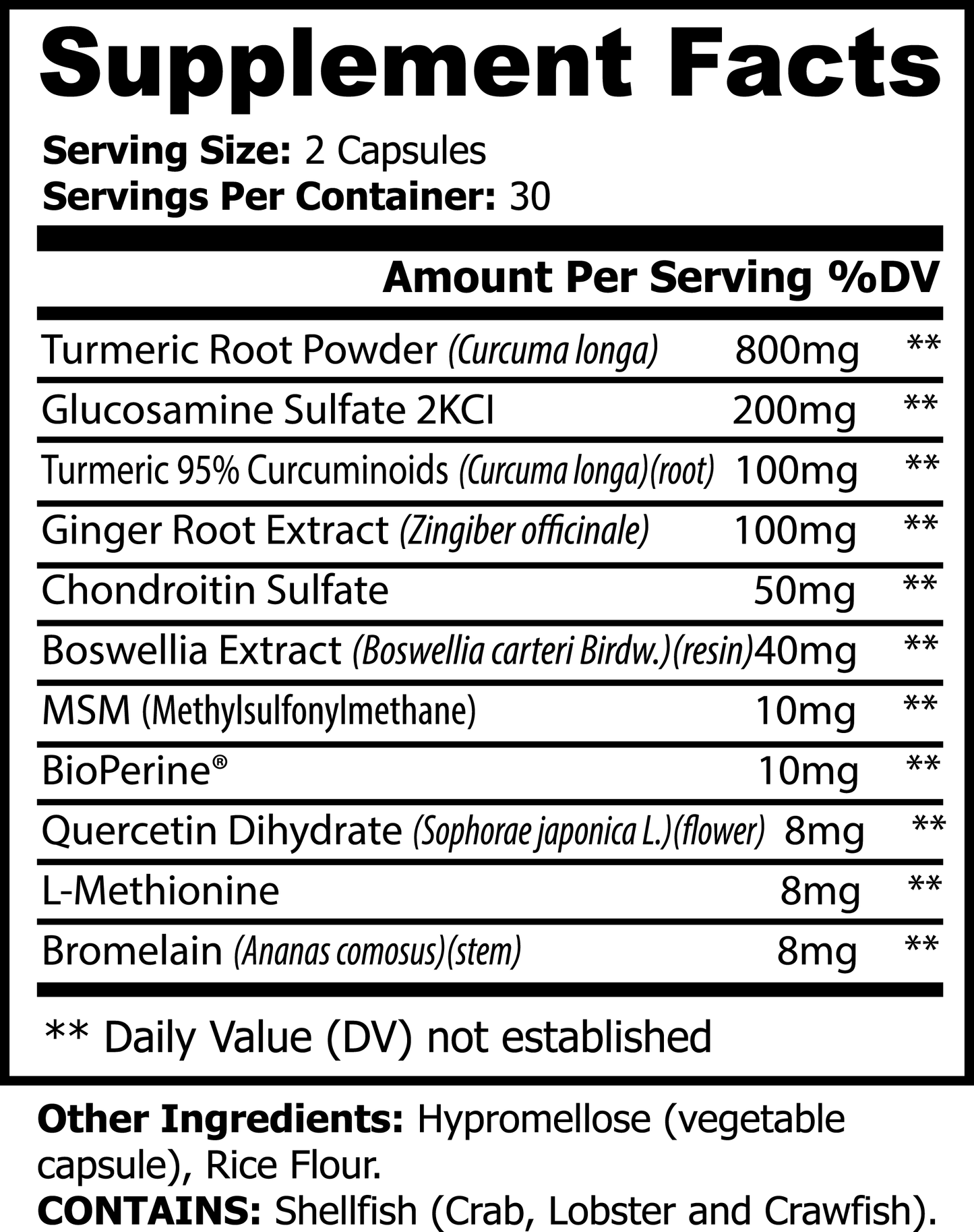 SUCK IT UP Pills: Turmeric Joint Care Compound