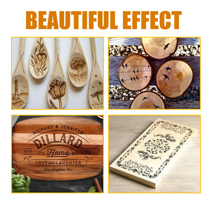 Wood Burning Paste, Camping Outdoor Wood Cloth Combustion DIY Pyrography Wood Burning Paste