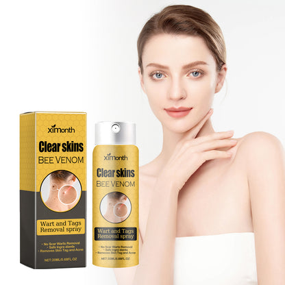 Wart And Tags Removal Spray, Cleanse And Fade Body Moles Smooth Skin Repair Spray