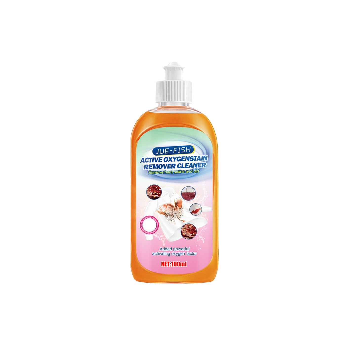Clothes Stain Remover, Removes Stubborn Stains, Oil And Sweat Stains Laundry Cleaner
