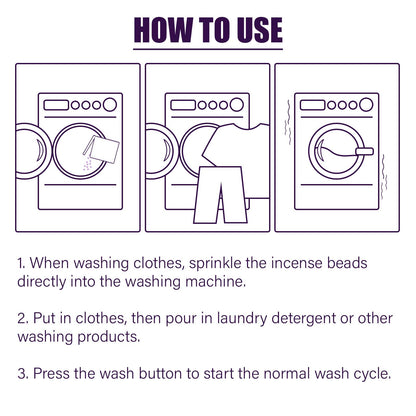 Lavender Laundry Anti-Mite Keepsake Beads, Clothing Antistatic Keep Fragrance Deodorant Protect Color Cleaning Softener