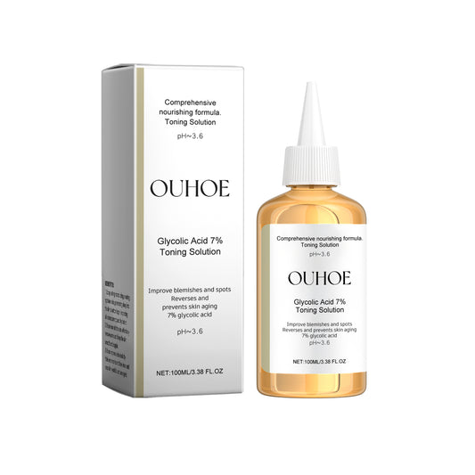 Glycolic Acid 7% Moisturizing Toner, Remove Acne, Improve Skin Condition And Rejuvenate Skin Toner Essence