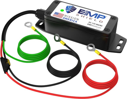 EMP Shield – Micro Vehicle EMP Protection 12 Volt DC for Car and Truck (DC-12V-Micro) Lightning, Solar Flare, and Surge Protection