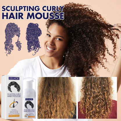 Elastin, Anti-Frizz Curly Hair Volumizing Natural Fluffy Moisturizing Styling Perm Care Style