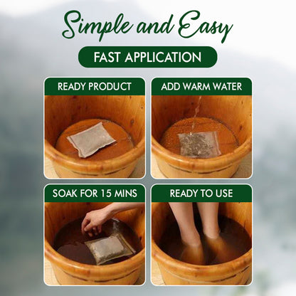 Ginger Foot Bath Pack Lymphatic Relief Muscle Soreness Slimming Foam Foot Pack To Remove Wet Cold Storm Sweat Body