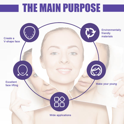 V-Shaped Thin Face Stickers, Tighten Facial Skin And Shrink Jaw Muscles V Face Lift Shaper