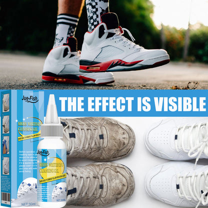 White Shoes Cleaner, White Shoes Strong Stain Removal Decontamination Yellow Whitening Cleaner
