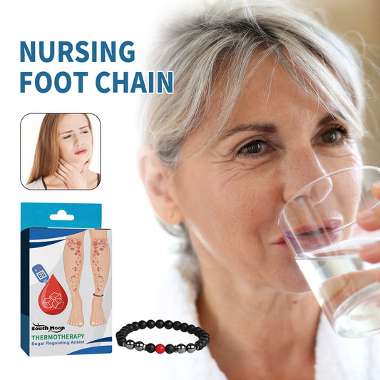 Nursing Foot Chain, Soothing Dizziness Body Discomfort Sugar Relief Health Care Anklet