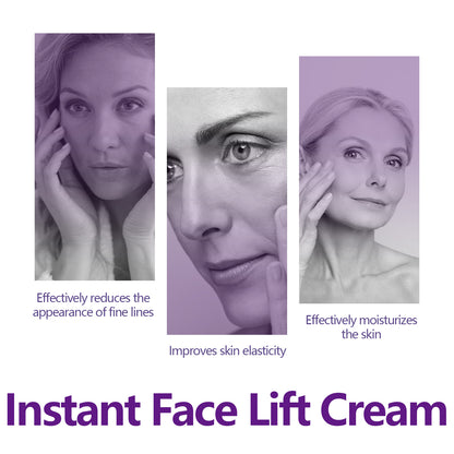 Instant Face Lift Cream, Reduce Fine Lines On The Face With Gentle Moisturizing Cream For Wrinkled Skin