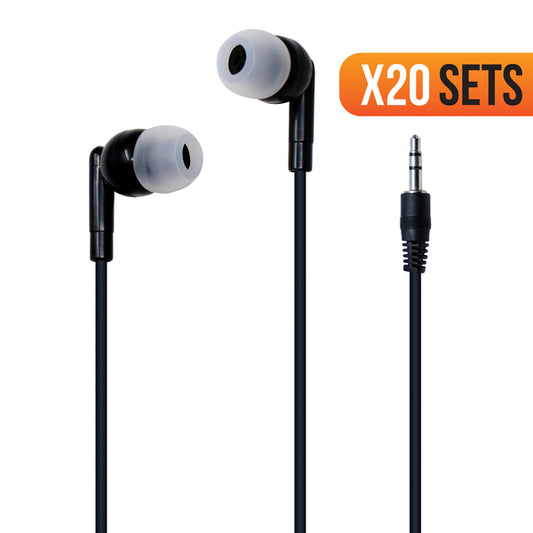 20PK IE36 EARPHONES