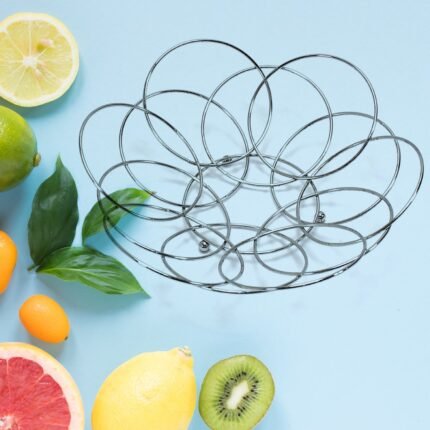 5189 Fruit Storage Bowl Steel  39cm For Kitchen & Home Use