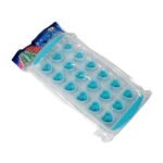 5352 Easy Push Premium POP-UP ice Tray, With Flexible Silicon Bottom and Lid, Heart Shape 18 Cube Trays