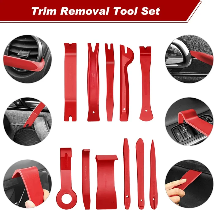 Auto Interior Disassembly Kit Car Plastic Trim Removal Tool Car Clips Puller Diy Panel Tools For Auto Trim Puller Set 2