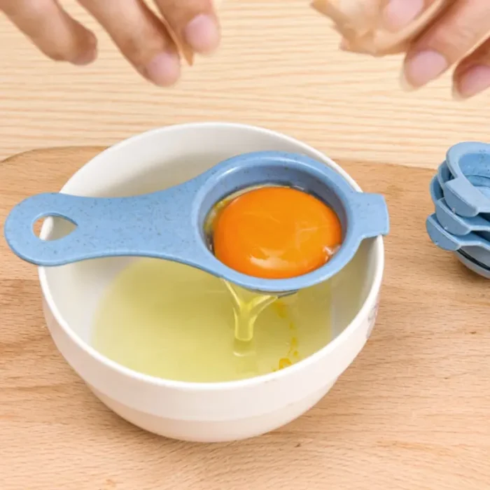 Egg White Yolk Separator Multifunctional Egg Liquid Filter Simple Convenient Egg White Dividers Baking Accessories Kitchen Tool 3