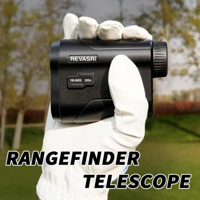 REVASRI 600M/Yard Golf Laser Rangefinder with Slope Compensation Flagpole Lock Vibration USB Rechargeable for Golfing 4