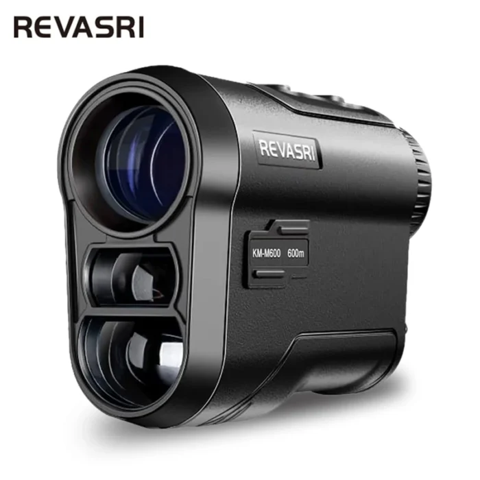 REVASRI 600M/Yard Golf Laser Rangefinder with Slope Compensation Flagpole Lock Vibration USB Rechargeable for Golfing 1