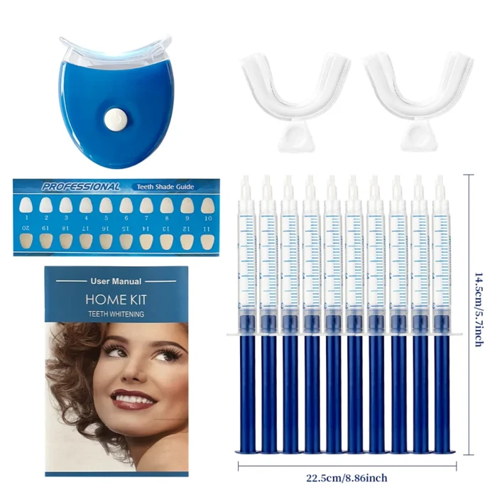 Vaclav Teeth Whitening Instrument Teeth whitening gels Peroxide Dental Bleaching System Teeth Whitening Light Kit 6