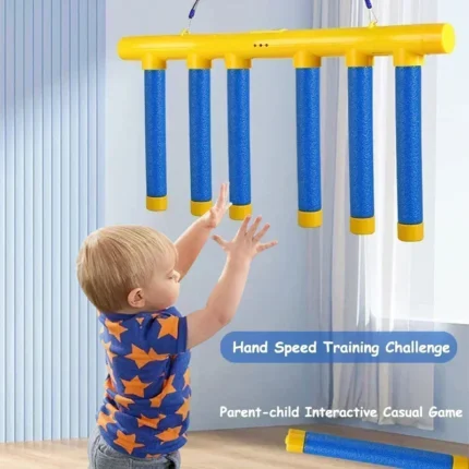 Challenge Falling Sticks Game Kids Stick Catching Toy Training Reaction Ability Educational Parent-Child Interactive Toy Sports 1