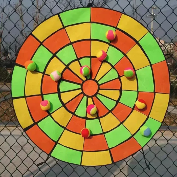 Jumbo Dart Board Game For Kids Children Sport Sensory Toys Playground Outdoor Fun Sticky Ball Target Carnival Party Favors 4