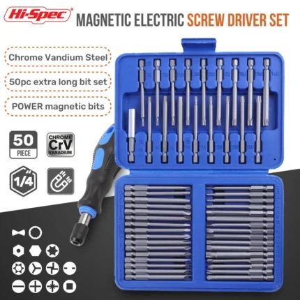 Extra Long Security Magnetic Screwdriver Bit Set Screwdriver Bits Kit Torx Star Hex Spline Bit Interchangeable Screw Driver Head 1