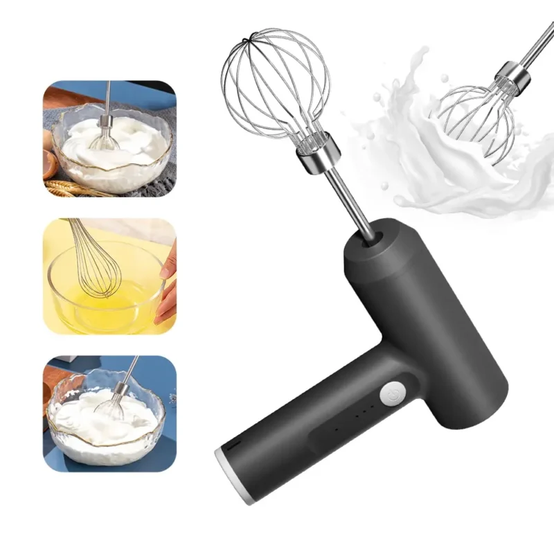 1 PCS Wireless Electric Food Mixer Portable 3 Speeds Egg Beater Baking Dough Cake Cream Mixer Kitchen Tools 1