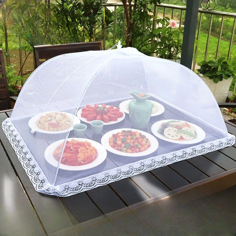 Foldable Food Mesh Cover Fly Anti Mosquito Pop-Up Food Cover Umbrella Meal Vegetable Fruit Breathable Cover Kitchen Accessories 1