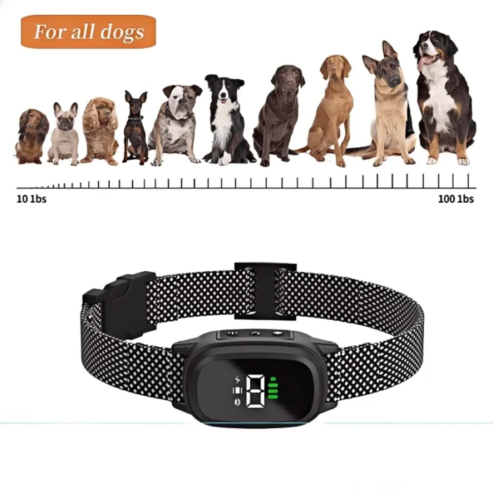 YHLC Automatic Anti-Barking Dog Collar – Rechargeable Electric Training Collar to Stop Barking 4