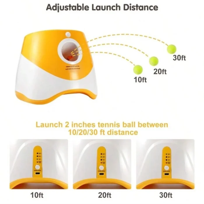 Automatic Dog Ball Launcher – Fun Interactive Tennis Ball Throwing Toy 6