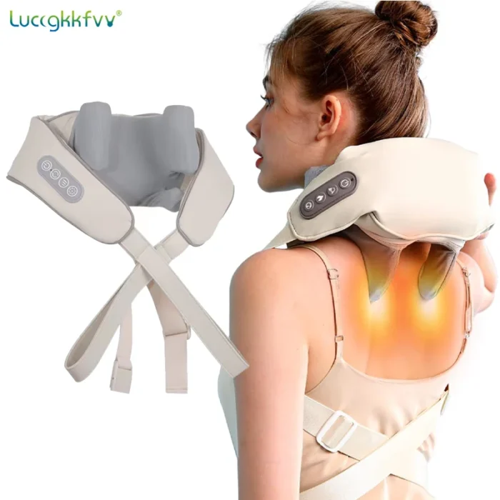 Must Have Neck and Shoulder Massager – Deep Tissue Shiatsu Back Massager with Heat for Pain Relief and Muscle Relaxation